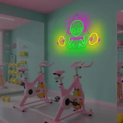 Alternative view of Neon Alien Musculation Haltères