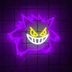 Neon Pokémon Ectoplasma Yeux Jaunes