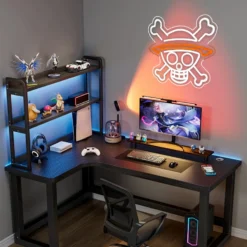 Alternative view of Neon Jolly Roger One Piece