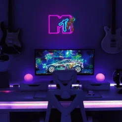 Alternative view of Neon MTV Music Television