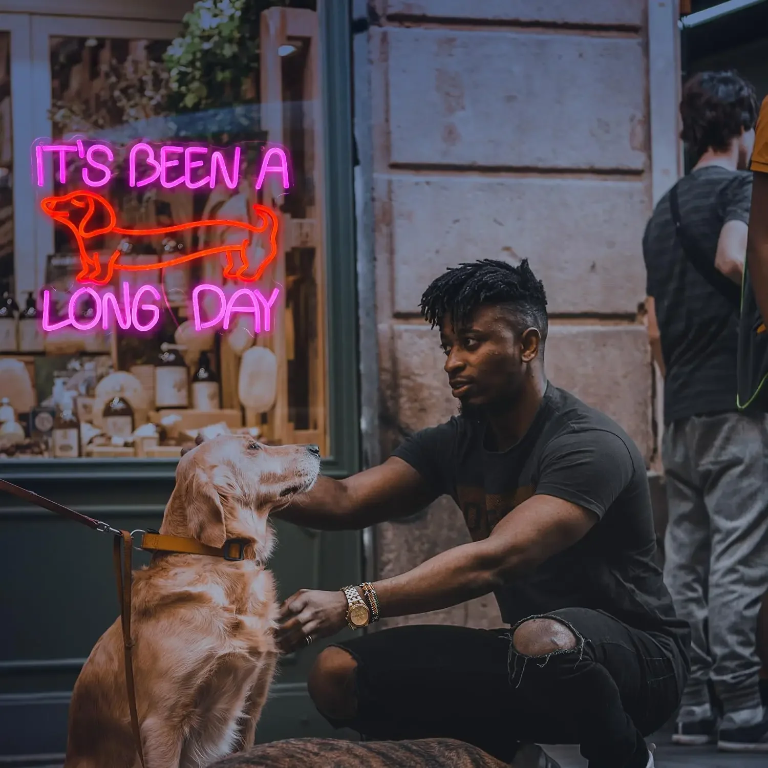 Neon Chien It's been a Long Day – Image 3