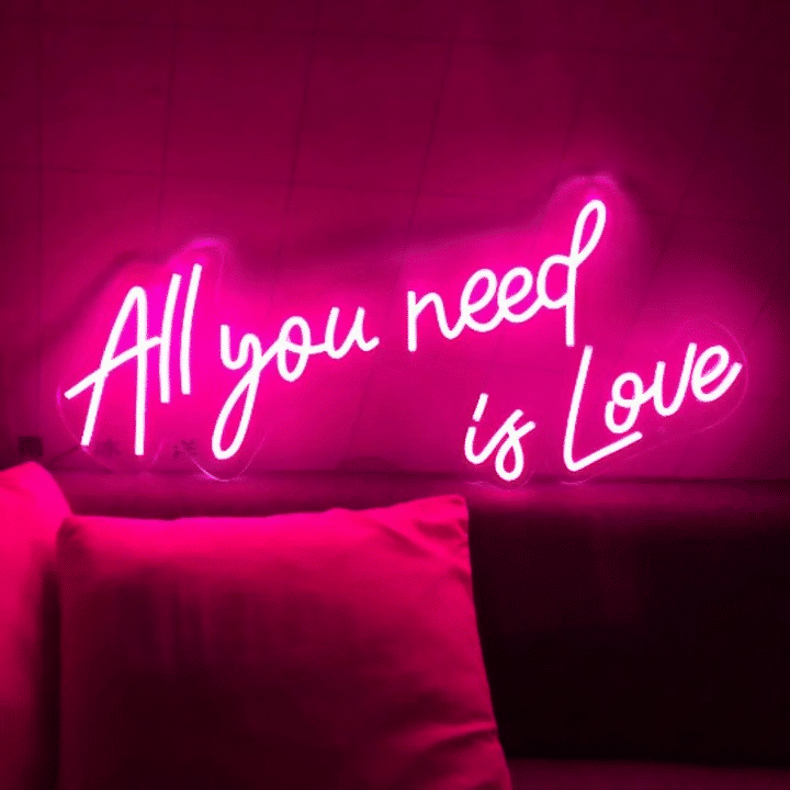 Neon All You Need Is Love