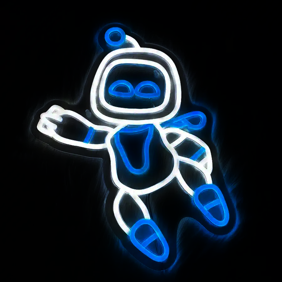 Neon Astro Bot