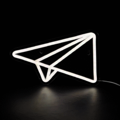 Neon Avion en Papier