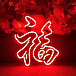Neon Bonne Fortune Chinois