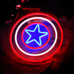 Neon Bouclier Captain America