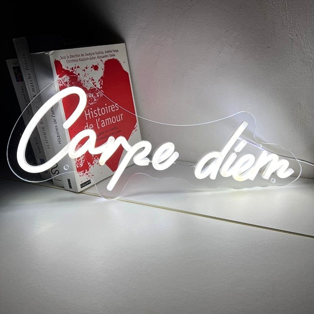 Neon Carpe Diem