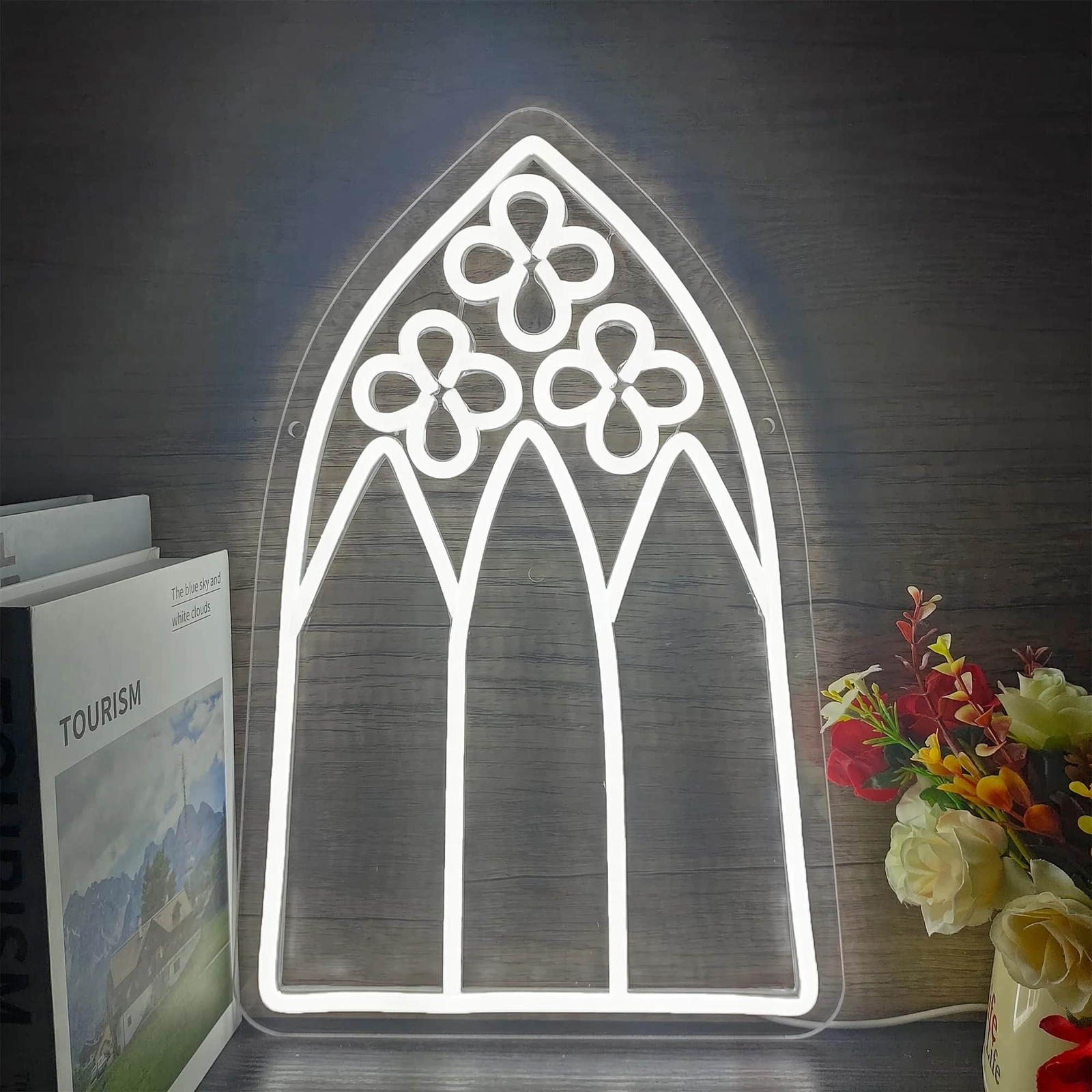 Neon Cathédrale Gothique