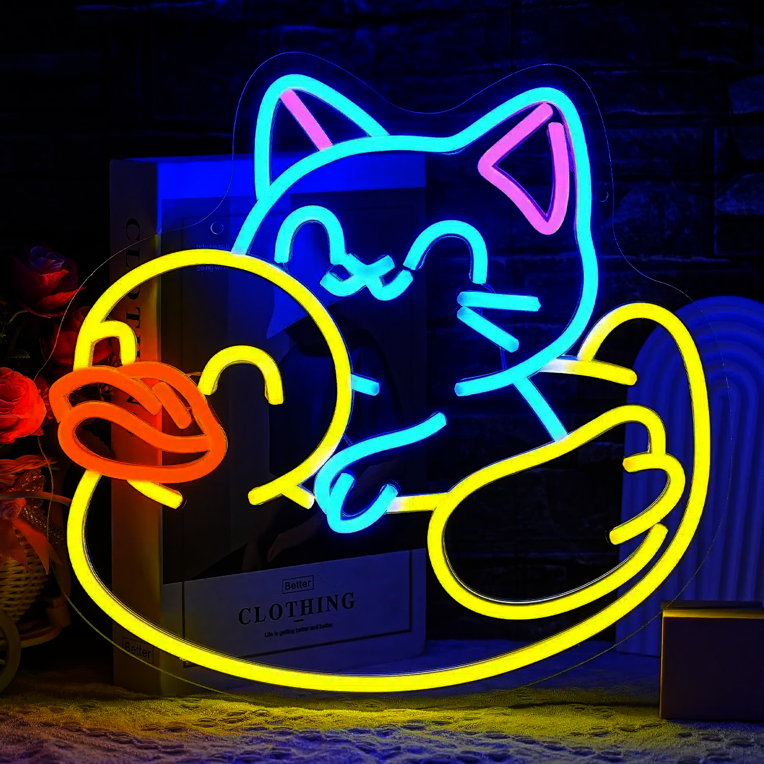 Neon Chat Bouée Canard