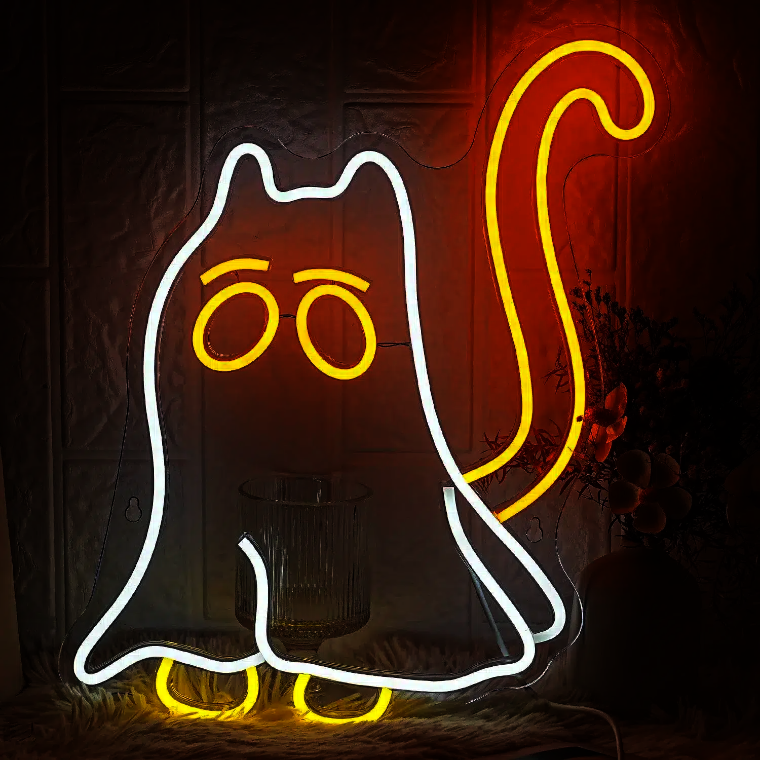 Neon Chat Fantôme