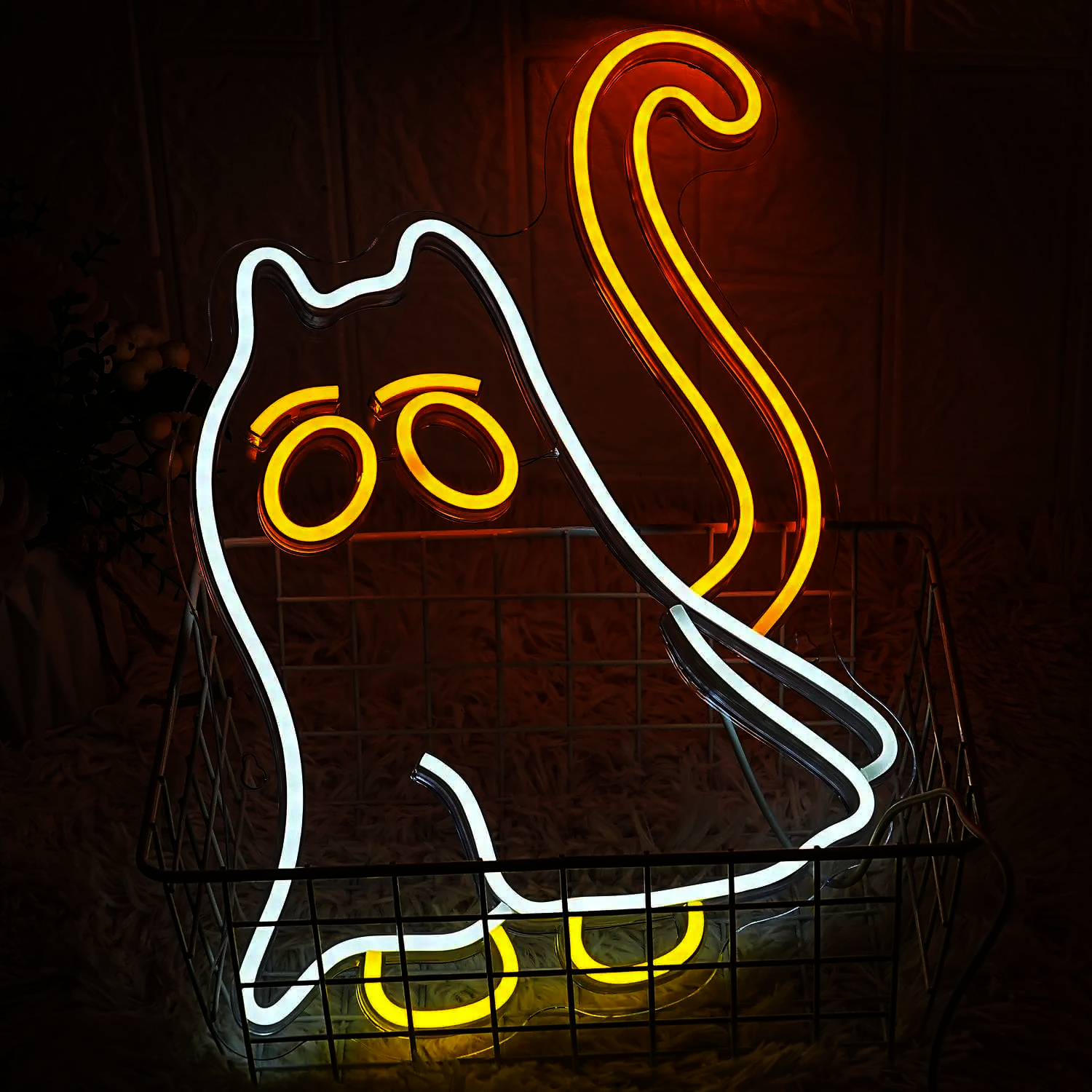 Neon Chat Fantôme