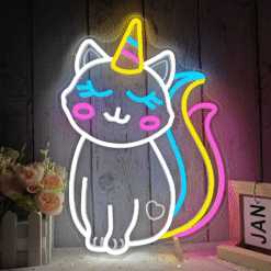 Neon Chat Licorne
