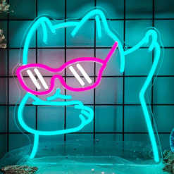 Neon Chat Lunettes DAB