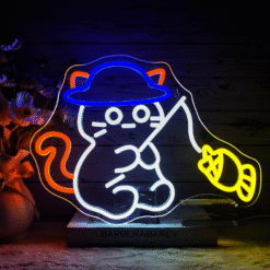 Neon Chat Pêcheur