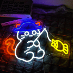 Neon Chat Pêcheur