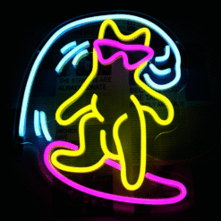 Neon Chat Surfeur