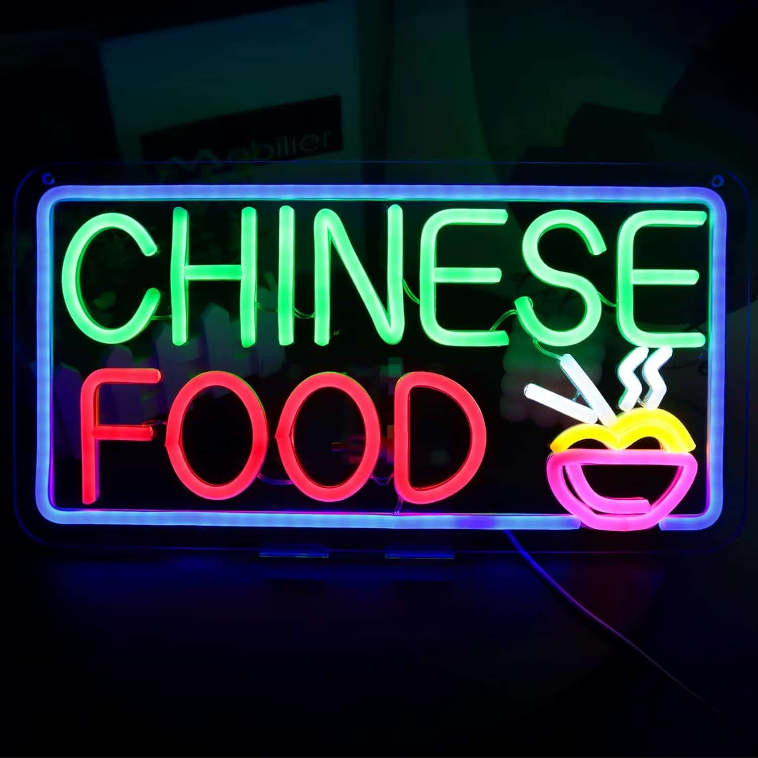 Neon Chinese Food