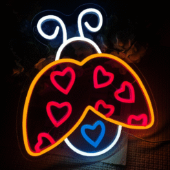 Neon Coccinelle Coeur