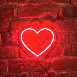 Neon Coeur Rouge