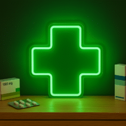 Neon Croix Verte Pharmacie