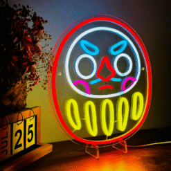 Neon Daruma Japonais