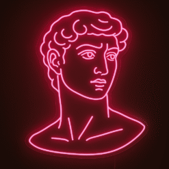 Neon David de Michel-Ange