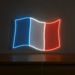 Neon Drapeau Français