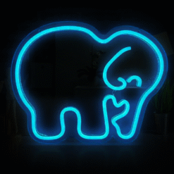 Neon Elephant Bleu