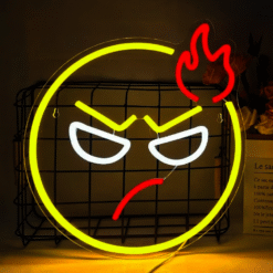 Neon Emoji Colère