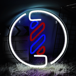 Neon Enseigne Barbier Coiffeur