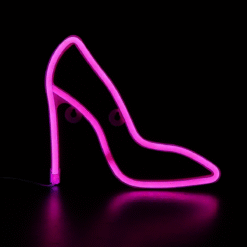 Neon escarpin à talon rose