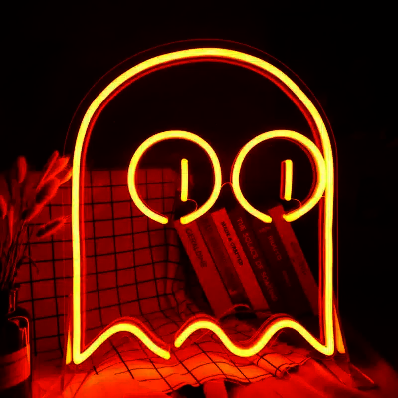 Neon Fantôme Pacman