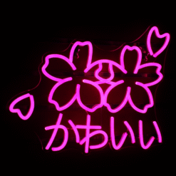 Neon Fleur de Cerisier Kawaii