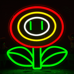 Neon Fleur de feu Mario
