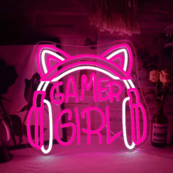 Neon Gamer Girl
