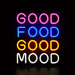Neon Good Food Good Mood