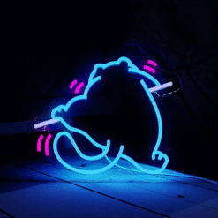 Neon Gros Chat