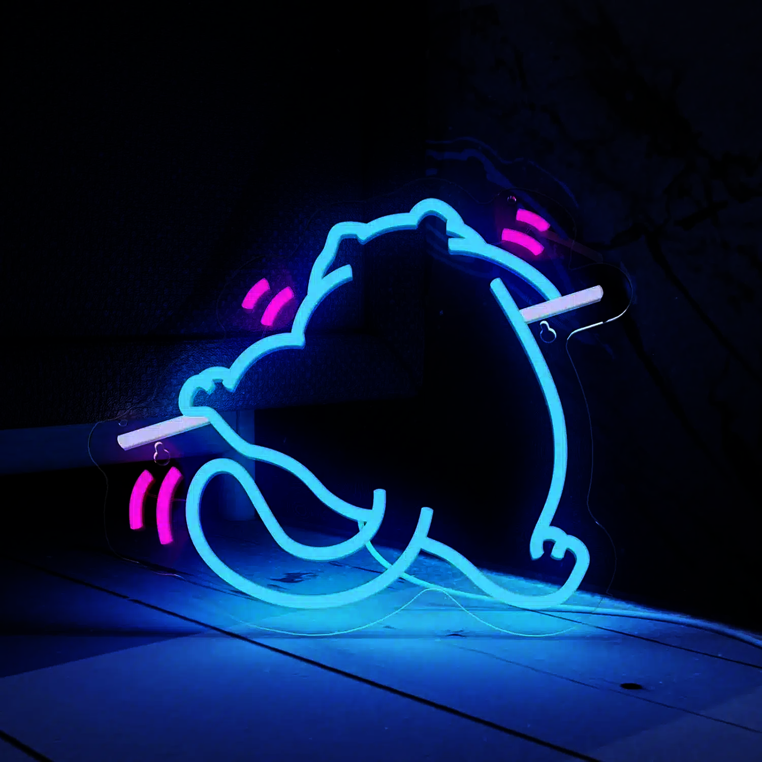 Neon Gros Chat