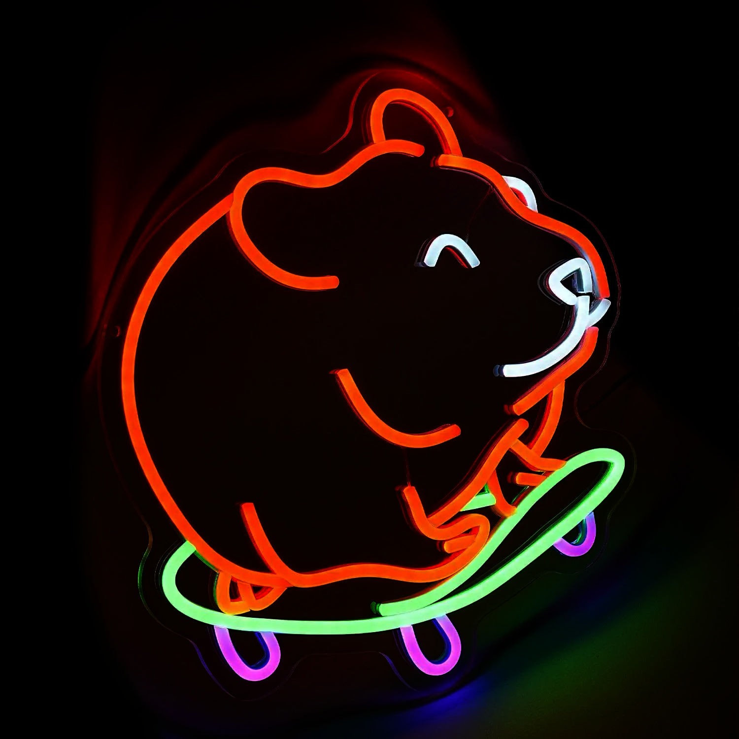 Neon Hamster Skate