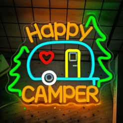 Neon Happy Camper