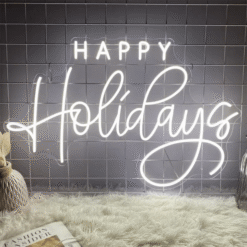 Neon Happy Holidays