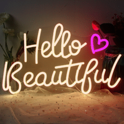 Neon Hello Beautiful