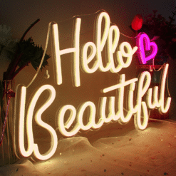 Neon Hello Beautiful