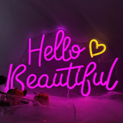 Neon Hello Beautiful
