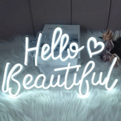 Neon Hello Beautiful
