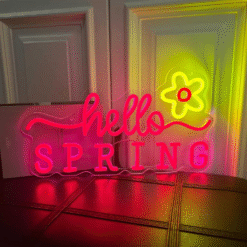 Neon Hello Spring