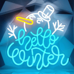 Neon Hello Winter
