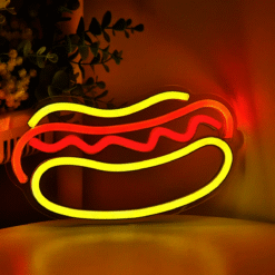 Neon Hot Dog