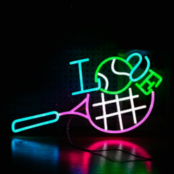 Neon I Love Tennis