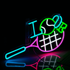 Neon I Love Tennis